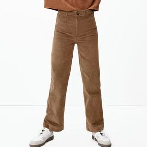 Everlane The Corduroy Wide-Leg Pant Toasted Coconut./Size 12